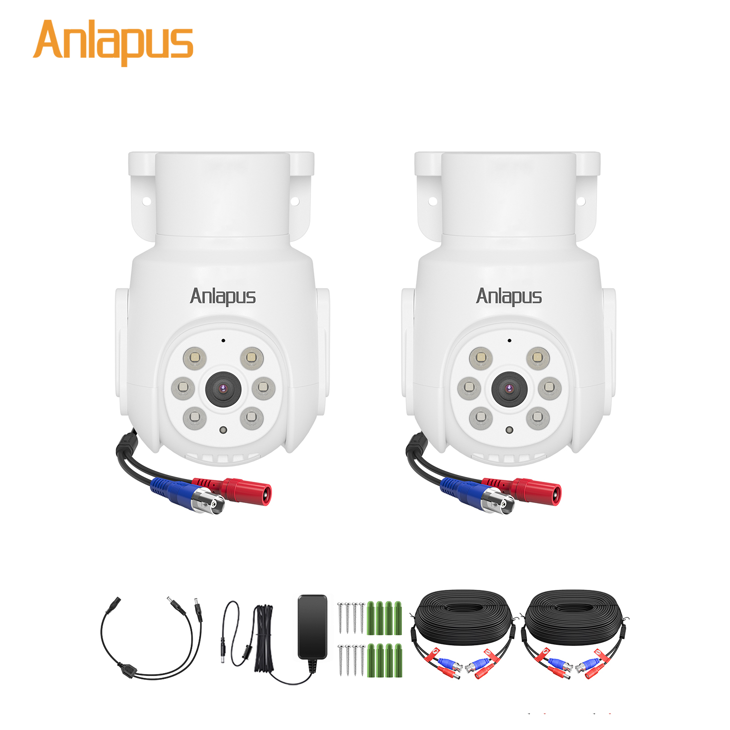 Home Security Indoor Cameras - Cámaras de Seguridad con Cable Anlapus