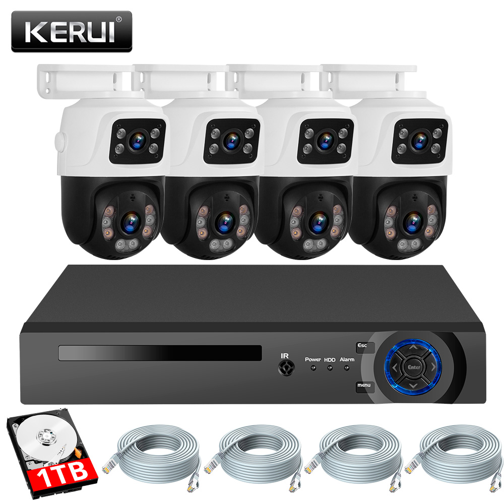 Home Security Camera System - Sistema de Vigilancia KERUI 6MP-POE, Cámara