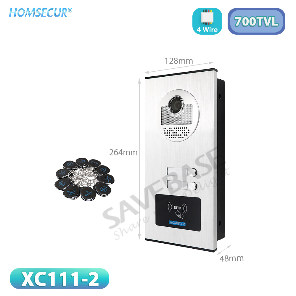 Home Security Key Fob - XC111-2 cámara de timbre exterior de