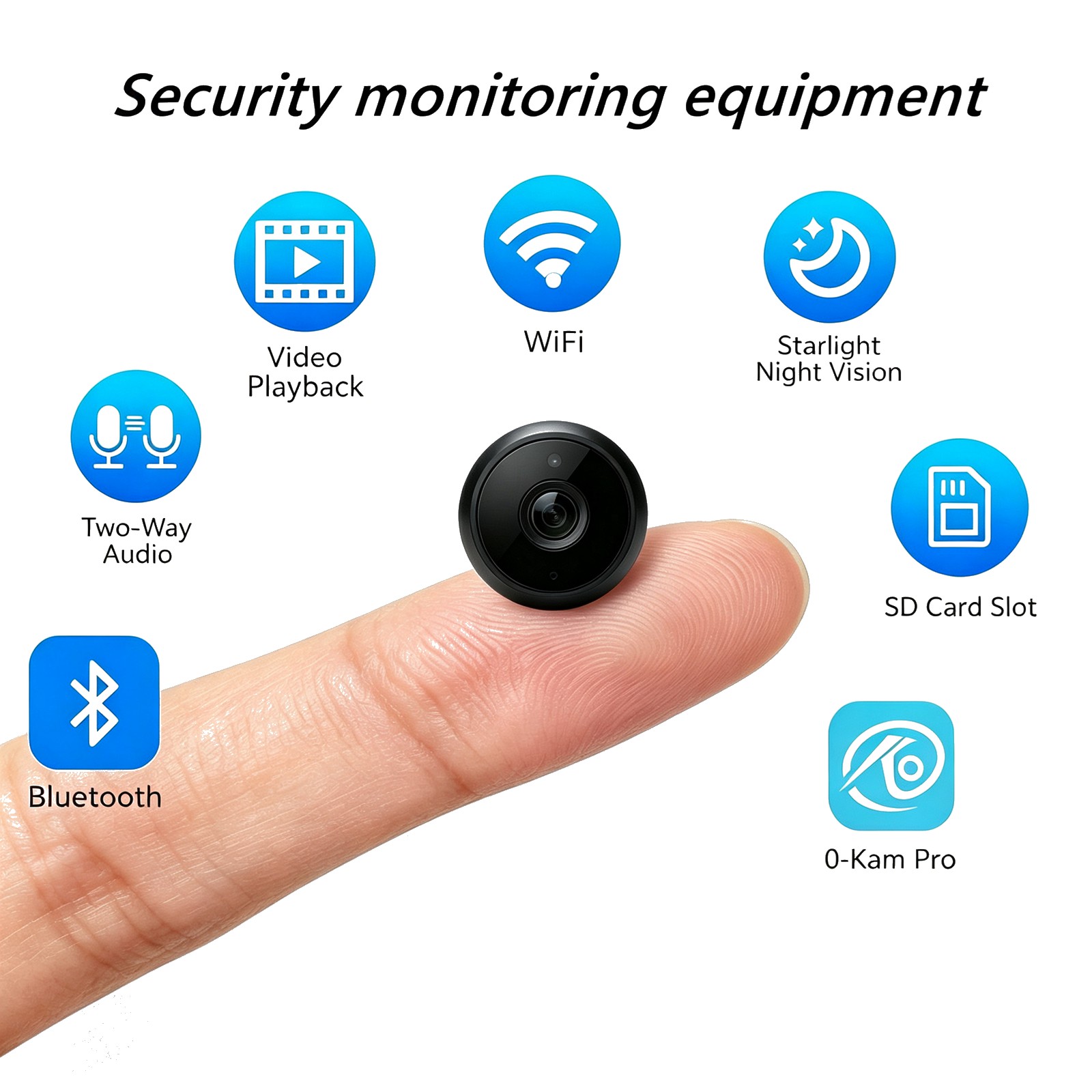 Home Security Indoor Cameras - Kit Completo de Vigilancia de Seguridad