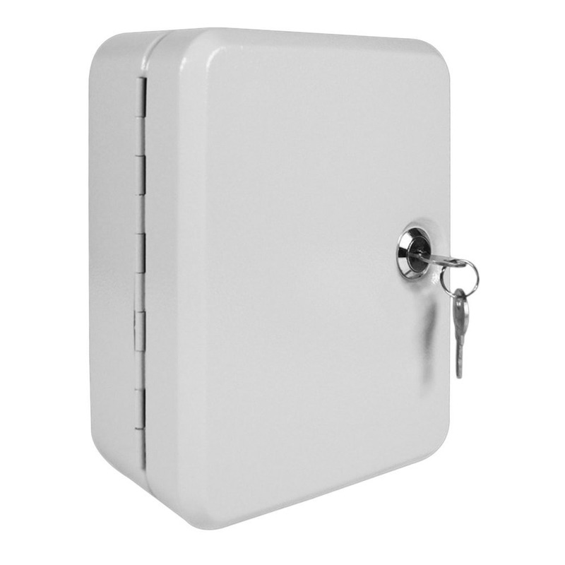 Home Security Key Fob - Gabinete Metálico de Seguridad con Cerradura,