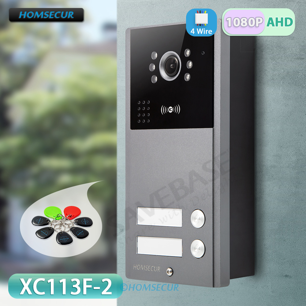 Home Security Key Fob - Timbre con cámara HD IP65 de