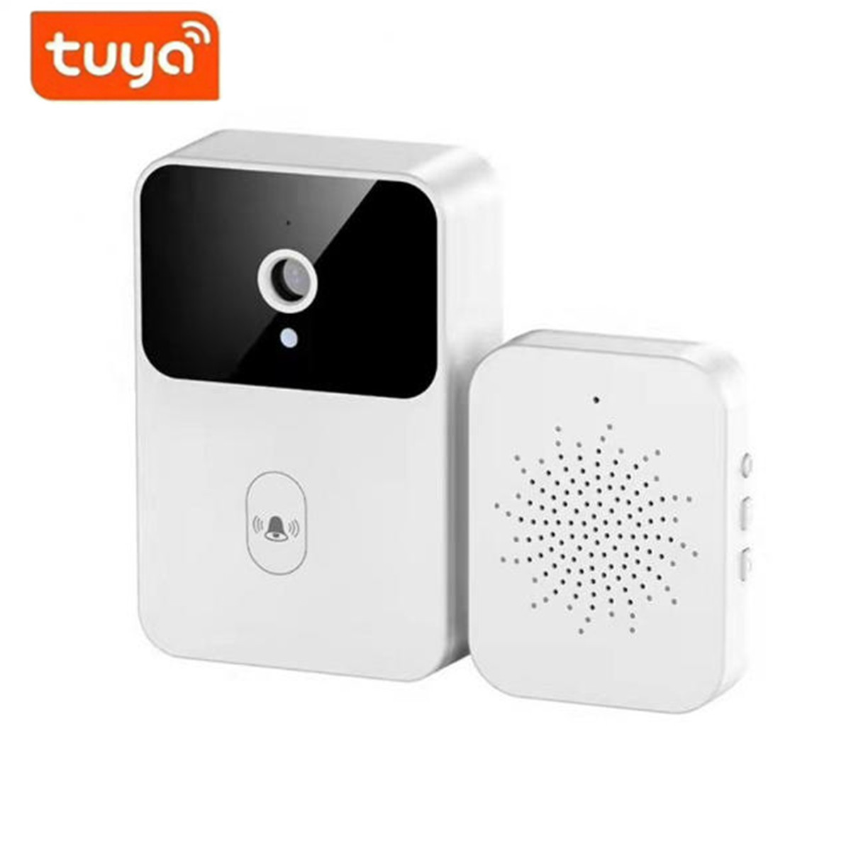 Home Security Wireless Camera - Timbre inalámbrico WiFi Tuya cámara HD