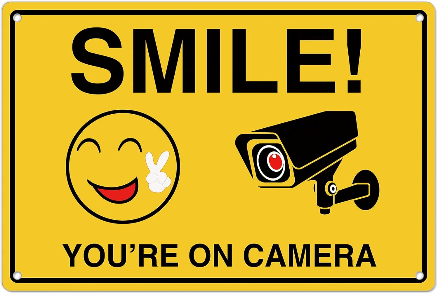 Home Security Installation - Smile Youre On Letreros de cámara;