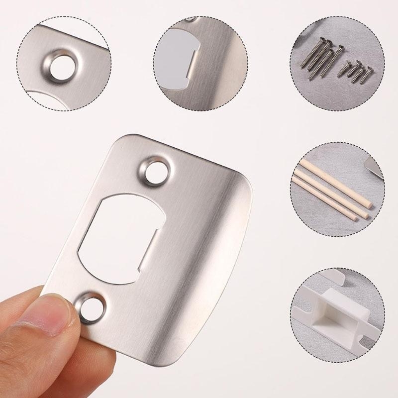 Home Security Installation - Juego placas cierre puerta Pestillos cerradura