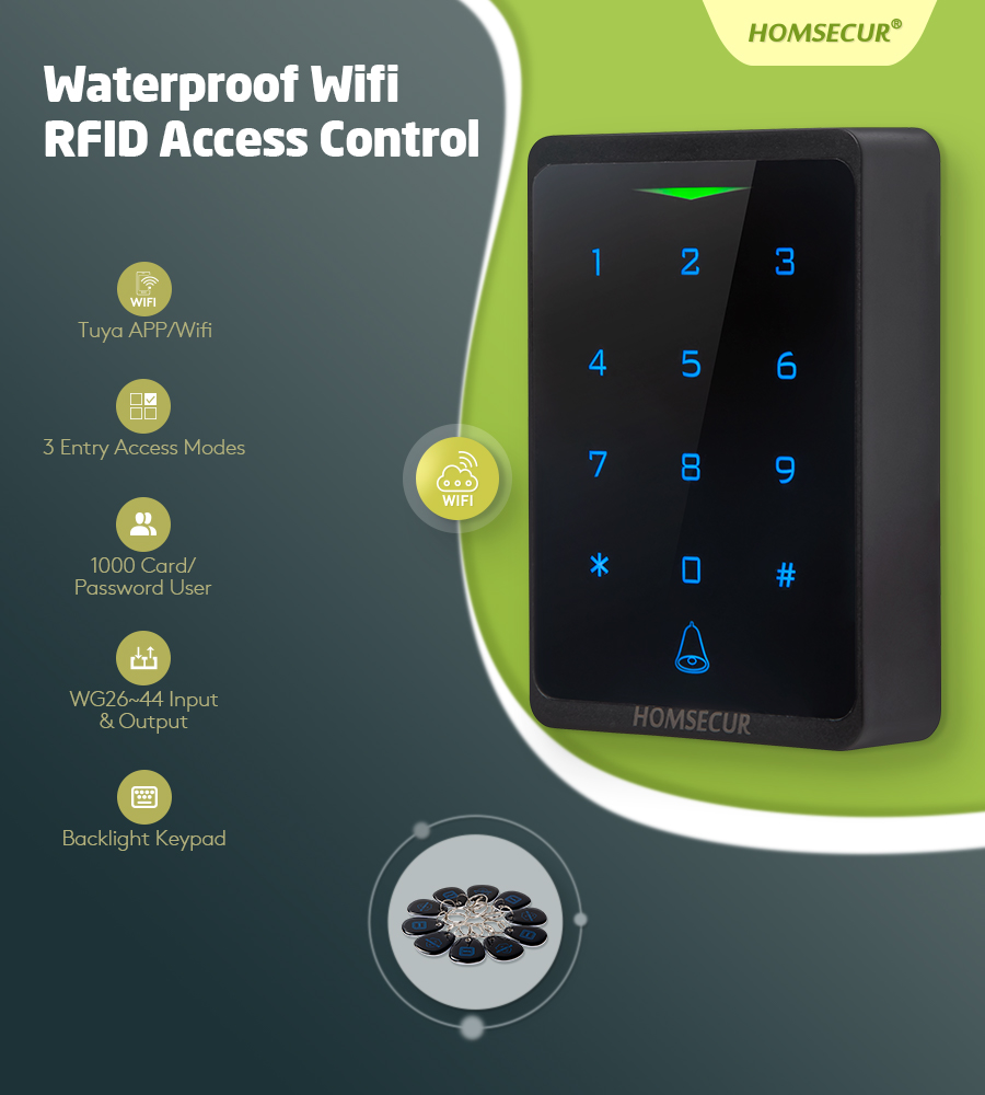 Home Security Key Fob - Sistema de Control de Acceso WiFi