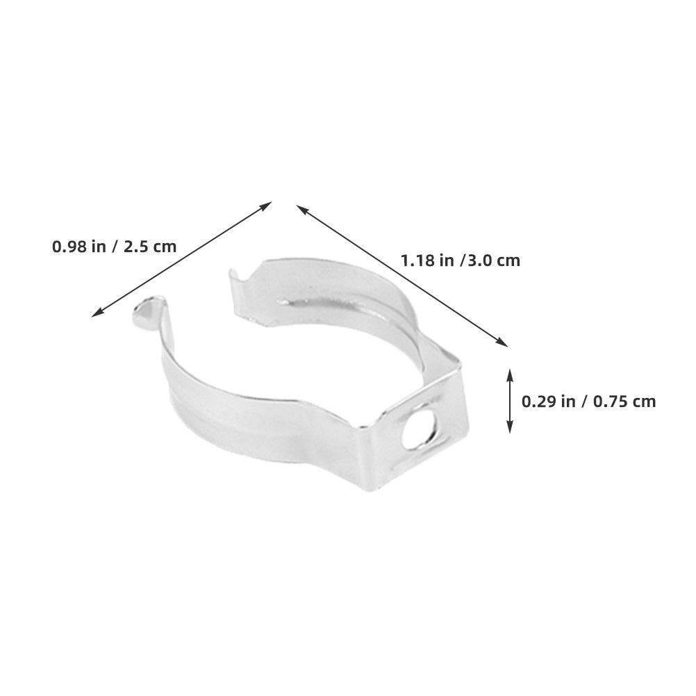 50 unidades de clips para tubo - Home Security Youtube reseña y precio