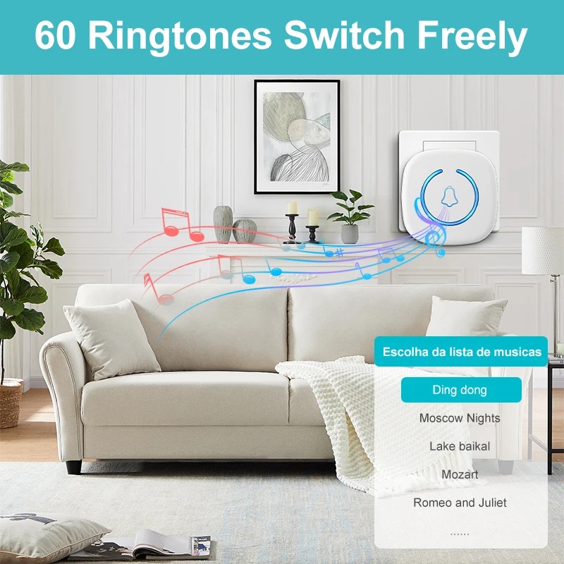 Timbre Inalámbrico Inteligente - Home Security Bell reseña y precio