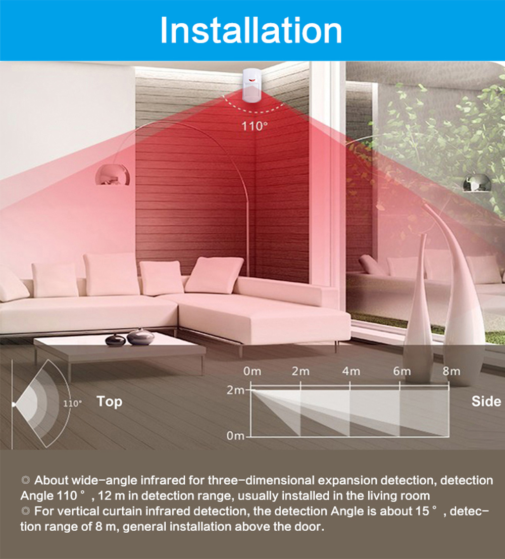 Mula PA96 Detector de movimien - Pet Immune Pir Sensor reseña y precio