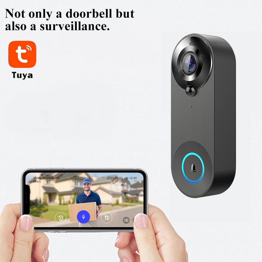 Tuya 1080P timbre inalámbrico  - Home Security Bell reseña y precio
