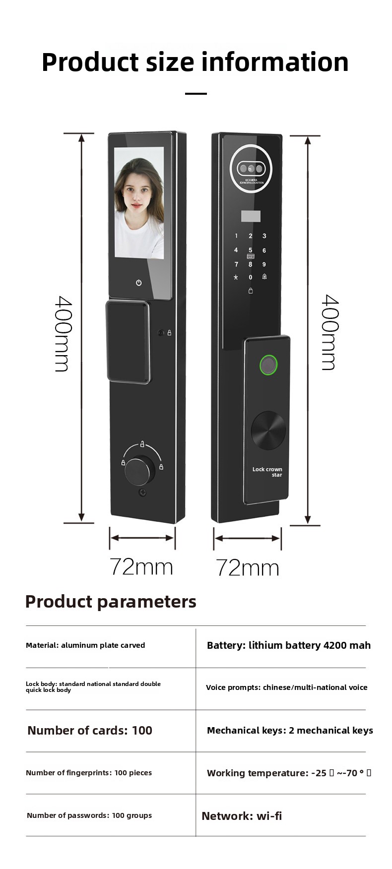 Sistema de Cerradura de Puerta - Home Security Lock System reseña y precio