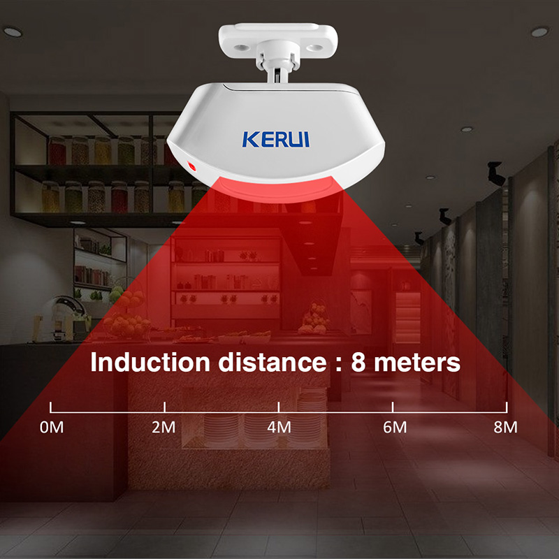 KERUI-Detector infrarrojo de c - Pet Immune Pir Sensor reseña y precio