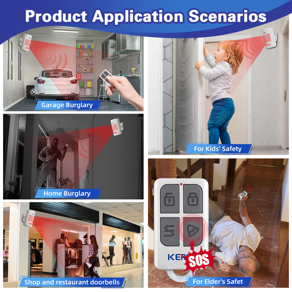 KERUI-alarma/timbre con Sensor - Pet Immune Pir Sensor reseña y precio