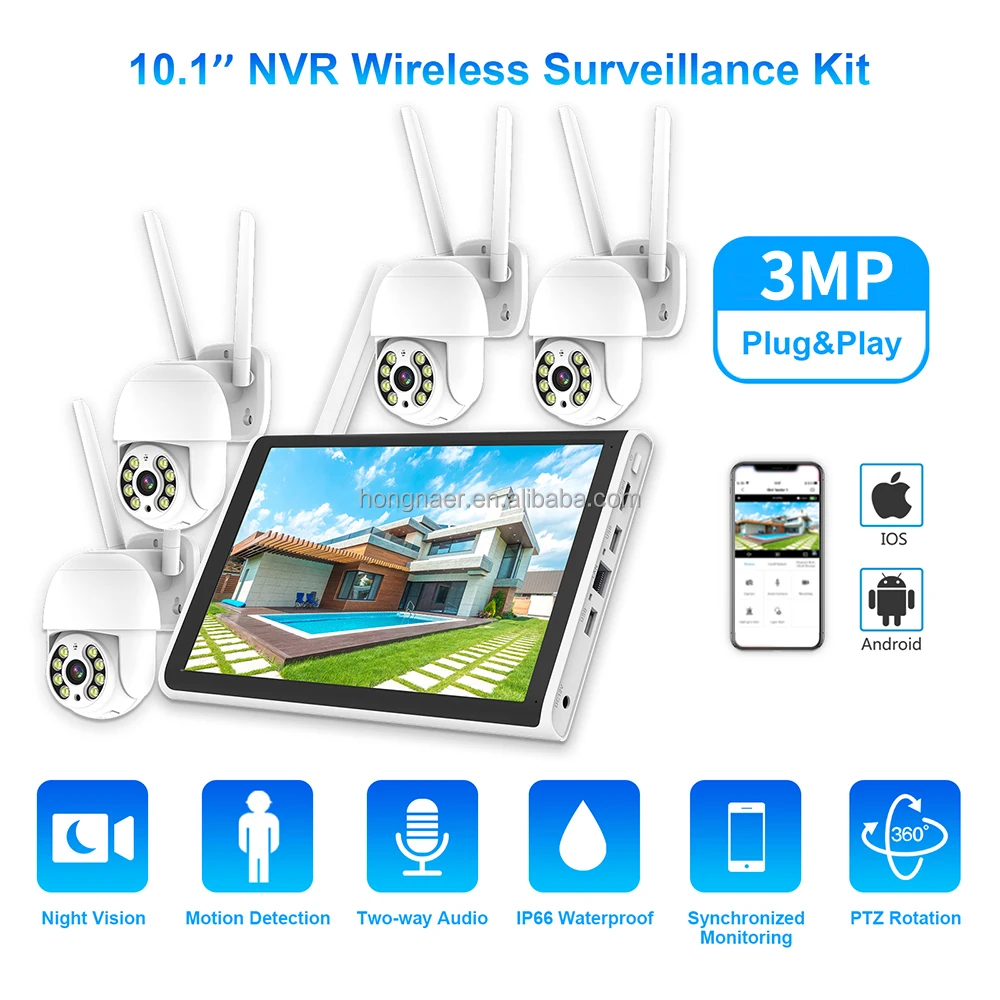 Kit de CCTV Hongnaer 2026, 3MP - Home Security Camera System reseña y precio