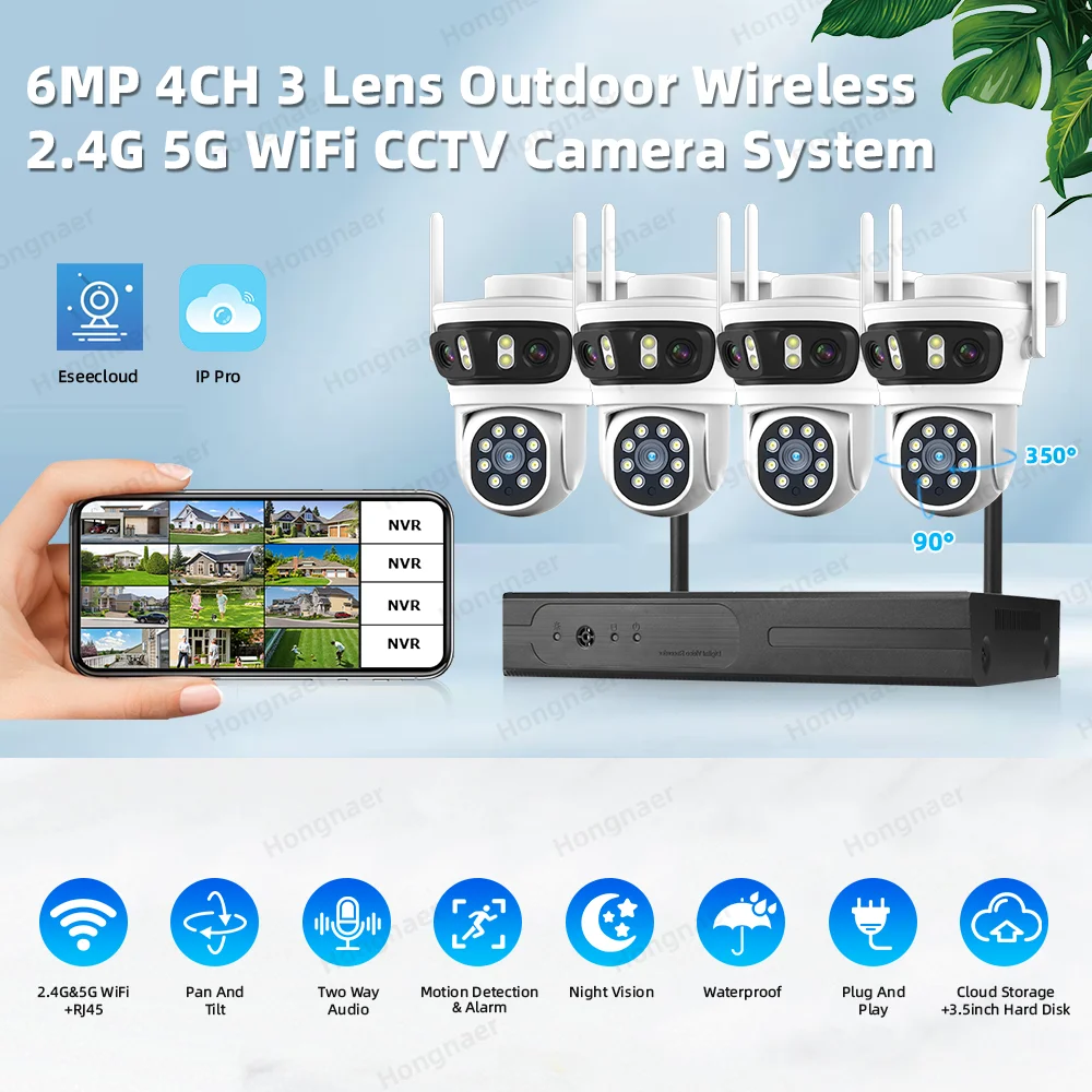 Kit de Sistema de Cámara de Se - Home Security Camera System reseña y precio