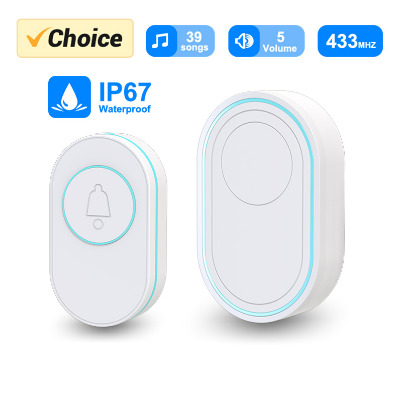 Timbre inalámbrico IP67, resis - Home Security Bell reseña y precio