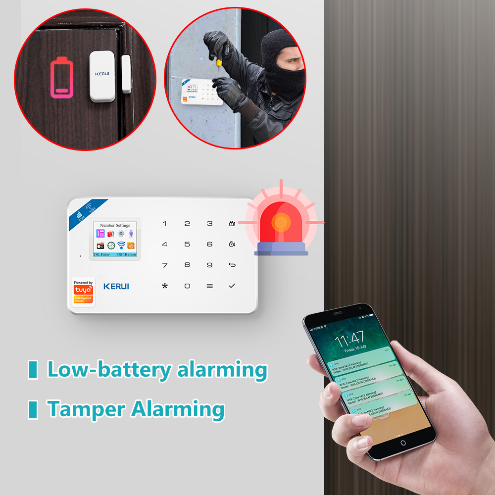 KERUI-sistema de alarma W181,  - Home Security Camera System reseña y precio
