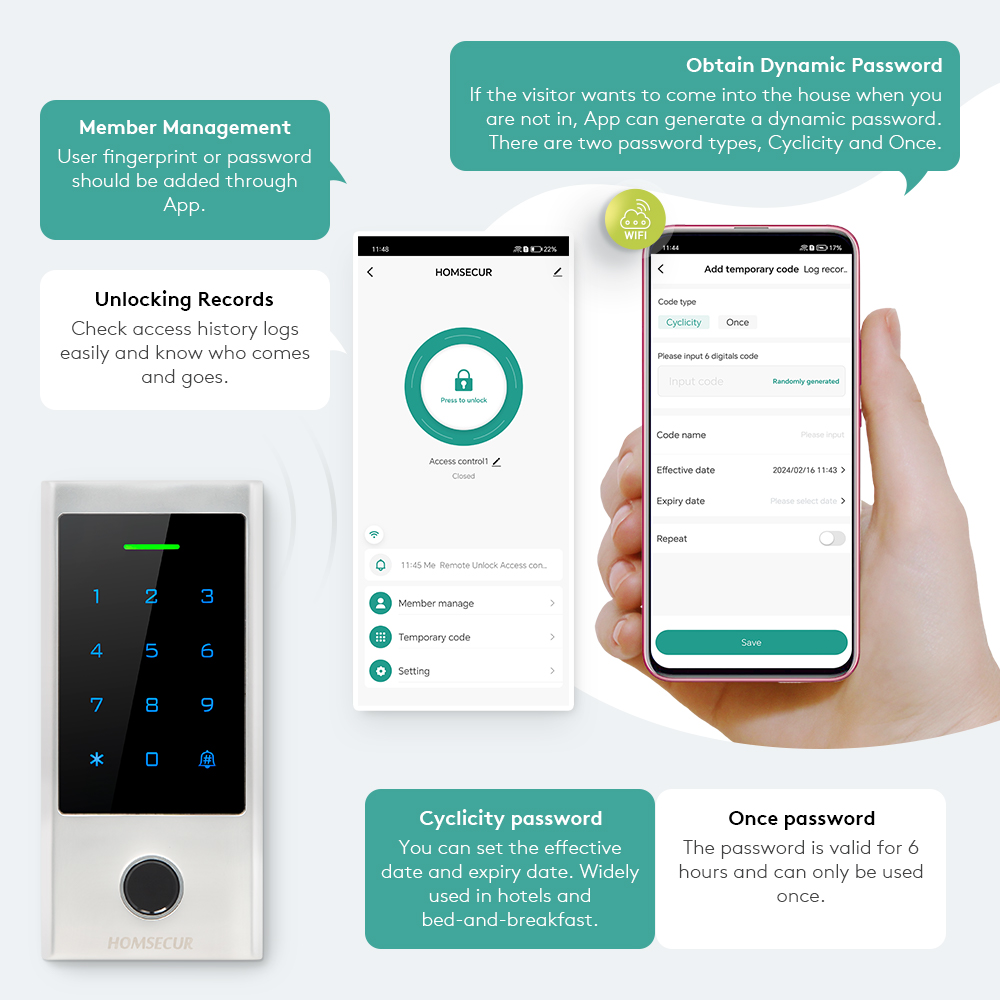 Controlador de acceso a puerta - Home Security Key Fob reseña y precio