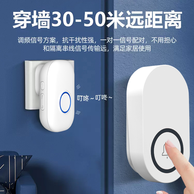 Timbre 58 con alarma inalámbri - Home Security Bell reseña y precio