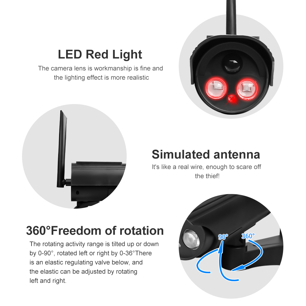Cámara de simulación Solar par - Home Security Camera System reseña y precio