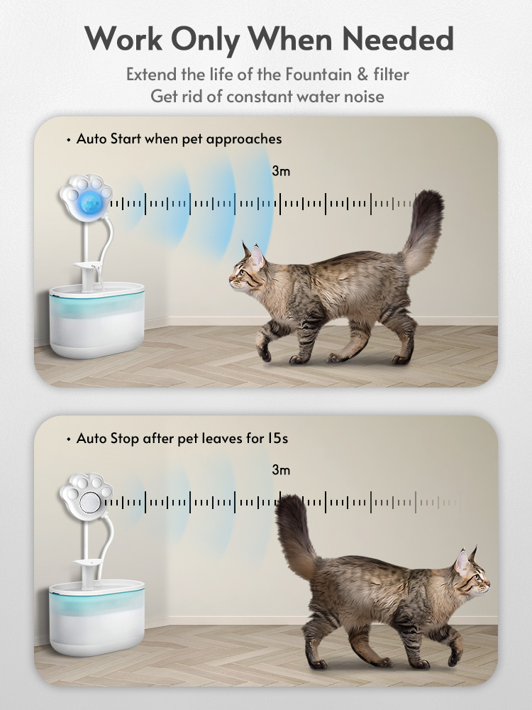 Sensor de fuente de agua para  - Pet Immune Pir Sensor reseña y precio