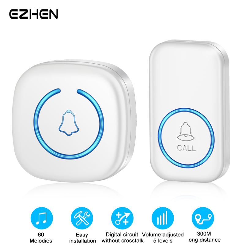 EZHEN-timbre inalámbrico intel - Home Security Bell reseña y precio