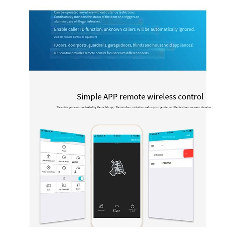 B04C-RTU5024 GSM relé de apert - Home Security Wireless reseña y precio