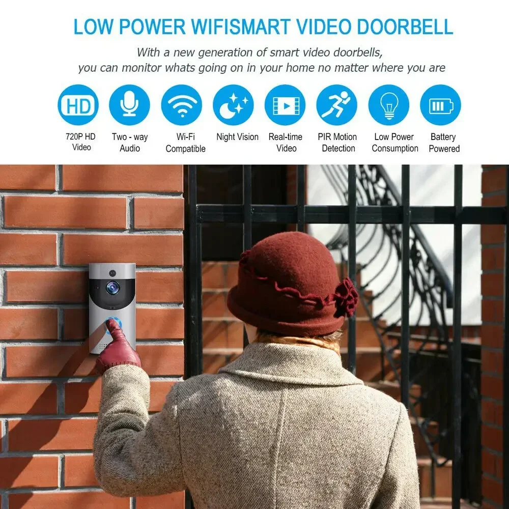 Timbre inalámbrico WIFI para e - Home Security Bell reseña y precio
