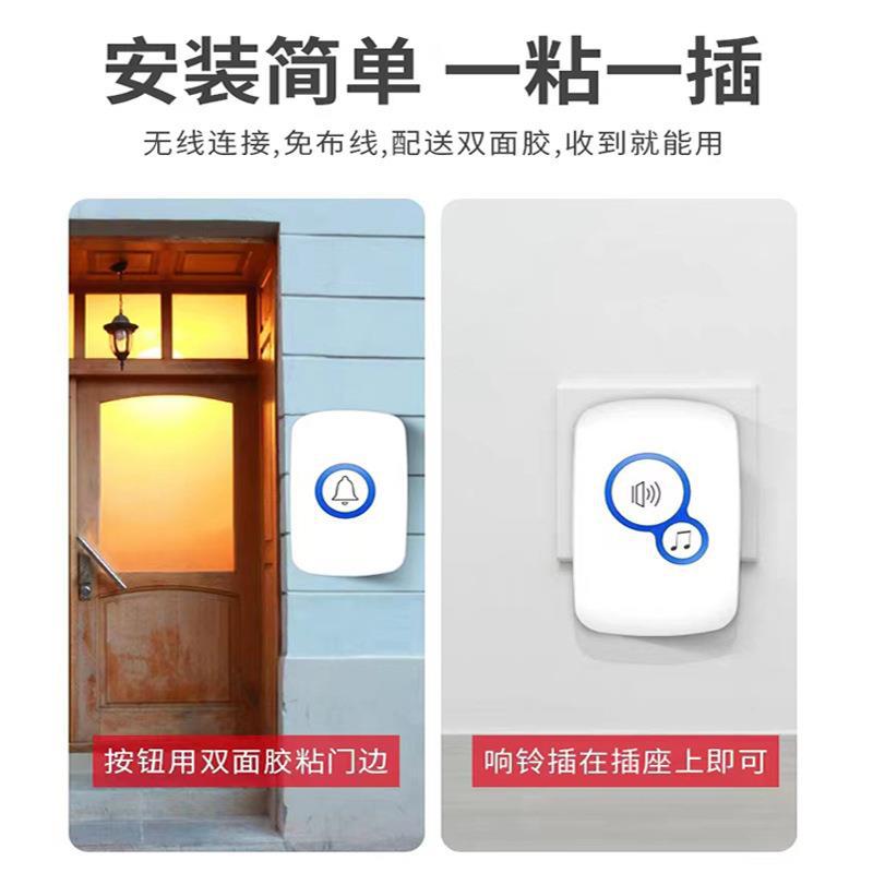 32 timbre alarma inalámbrica t - Home Security Bell reseña y precio