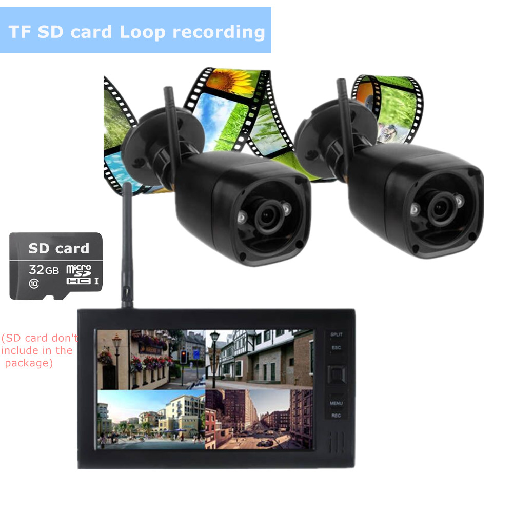 Sistema de seguridad cctv lcd  - Home Security Camera System reseña y precio