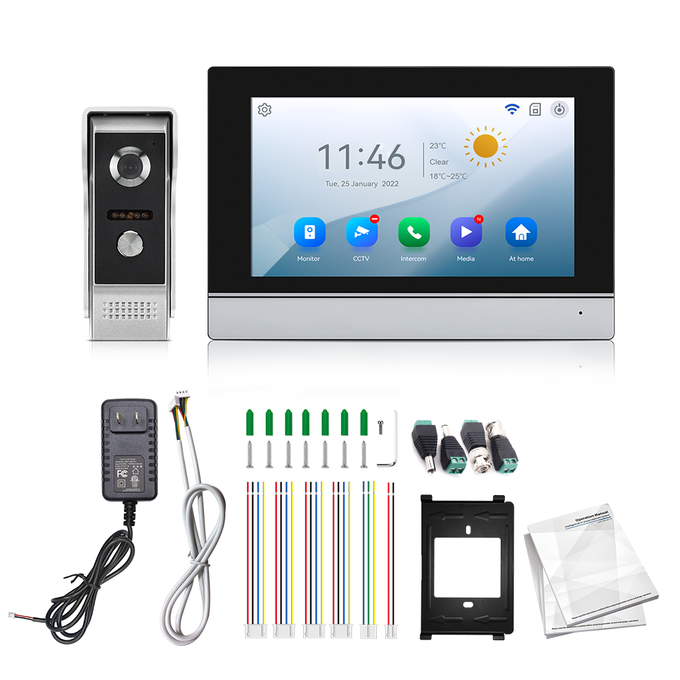 Pantalla IPS de 7 pulgadas, 2M - Home Security Indoor Cameras reseña y precio