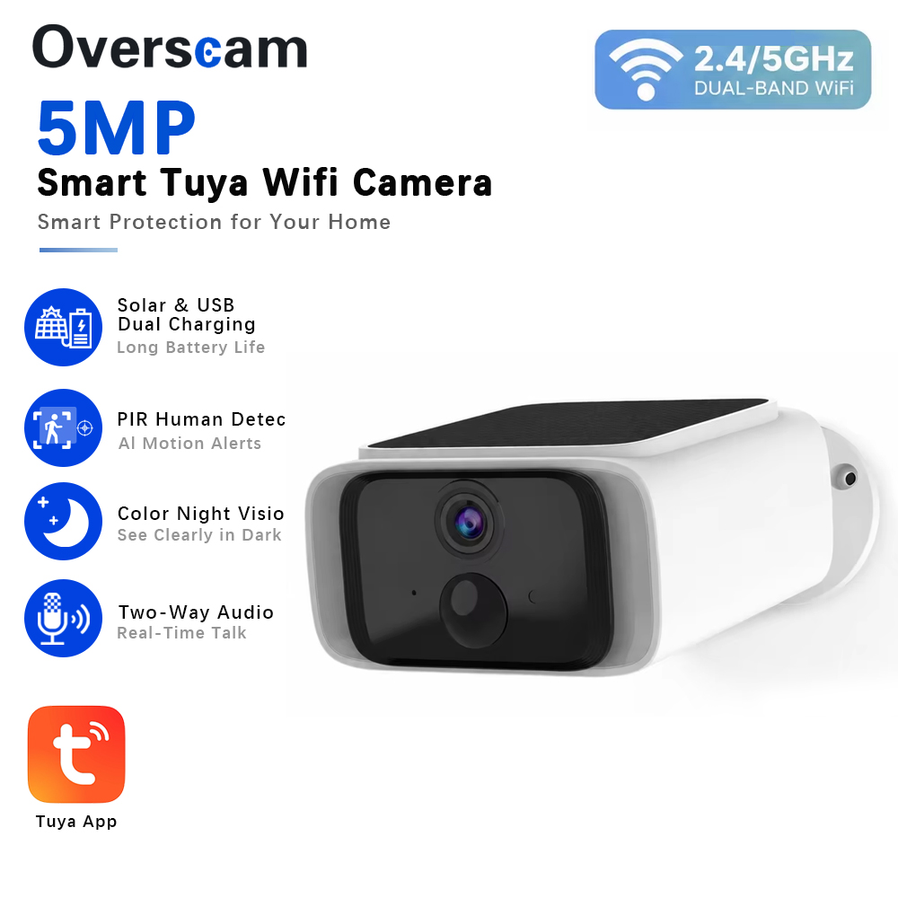 Cámara de seguridad Solar Tuya - Home Security Bell reseña y precio