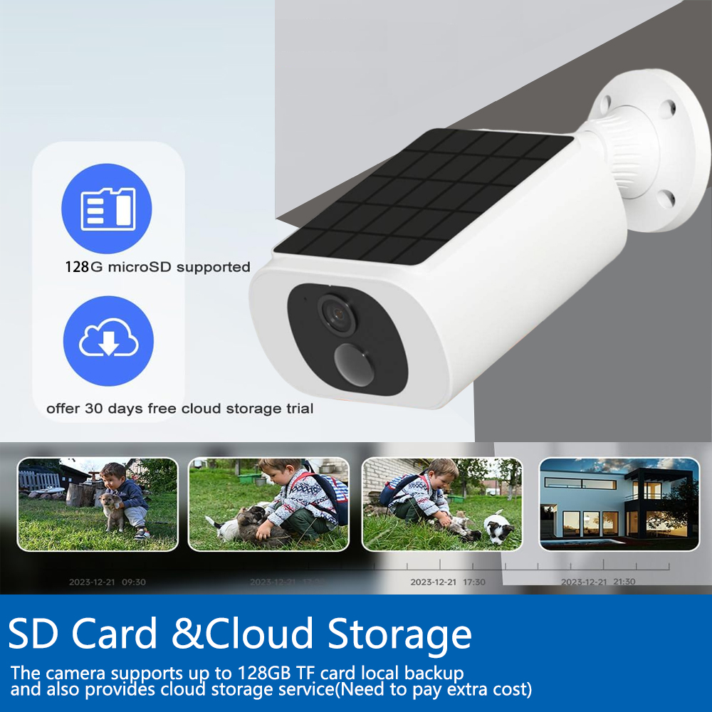 Cámara de seguridad Solar Tuya - Home Security Bell reseña y precio
