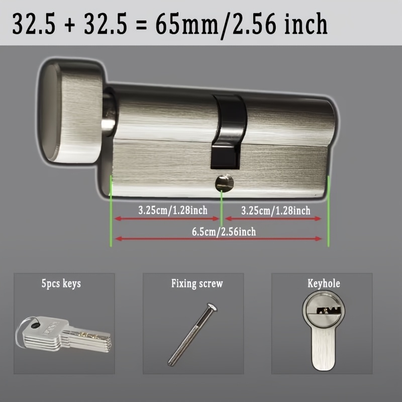 Cilindro de cerradura antirrob - Home Security Key reseña y precio