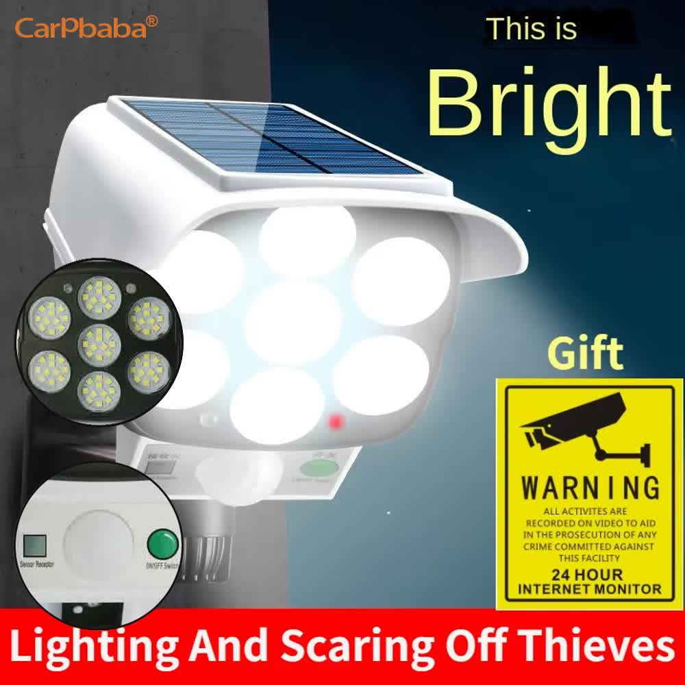 Luz Solar para exteriores, Sen - Home Security Wireless Camera reseña y precio