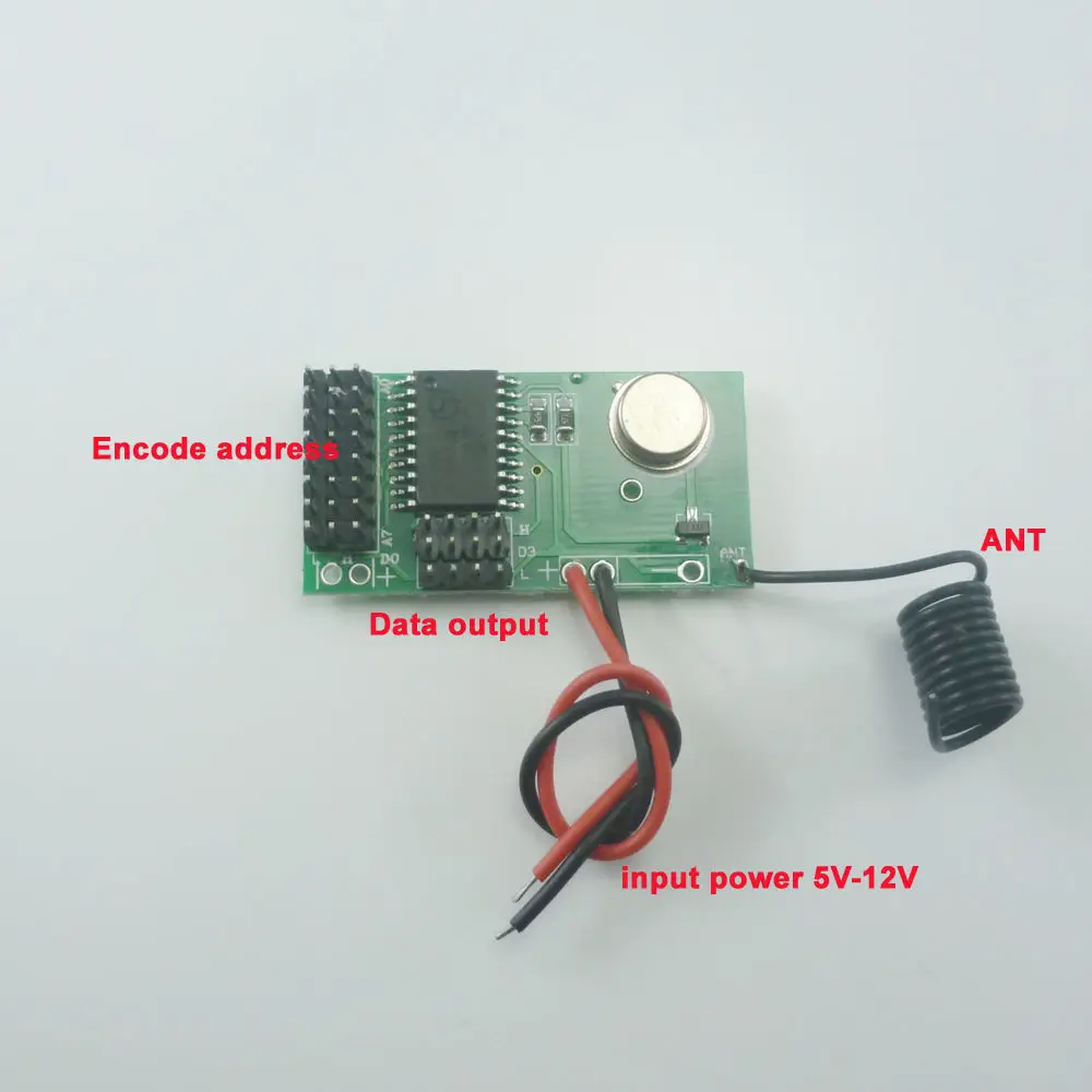 DC 5V 12V 4 CH 433Mhz ASK OOK  - Home Security Key Fob reseña y precio